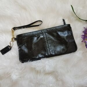 Coach Leather Wristlet